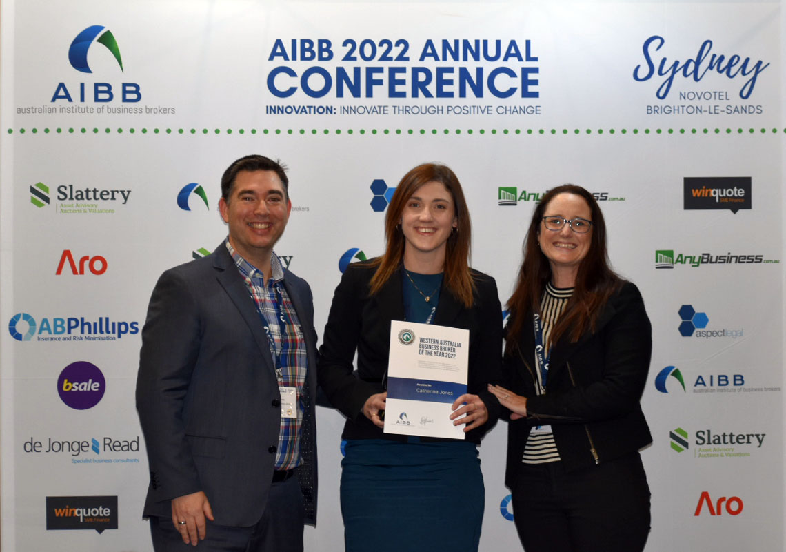 WA Business Brokers Win the National Awards at the AIBB in 2022