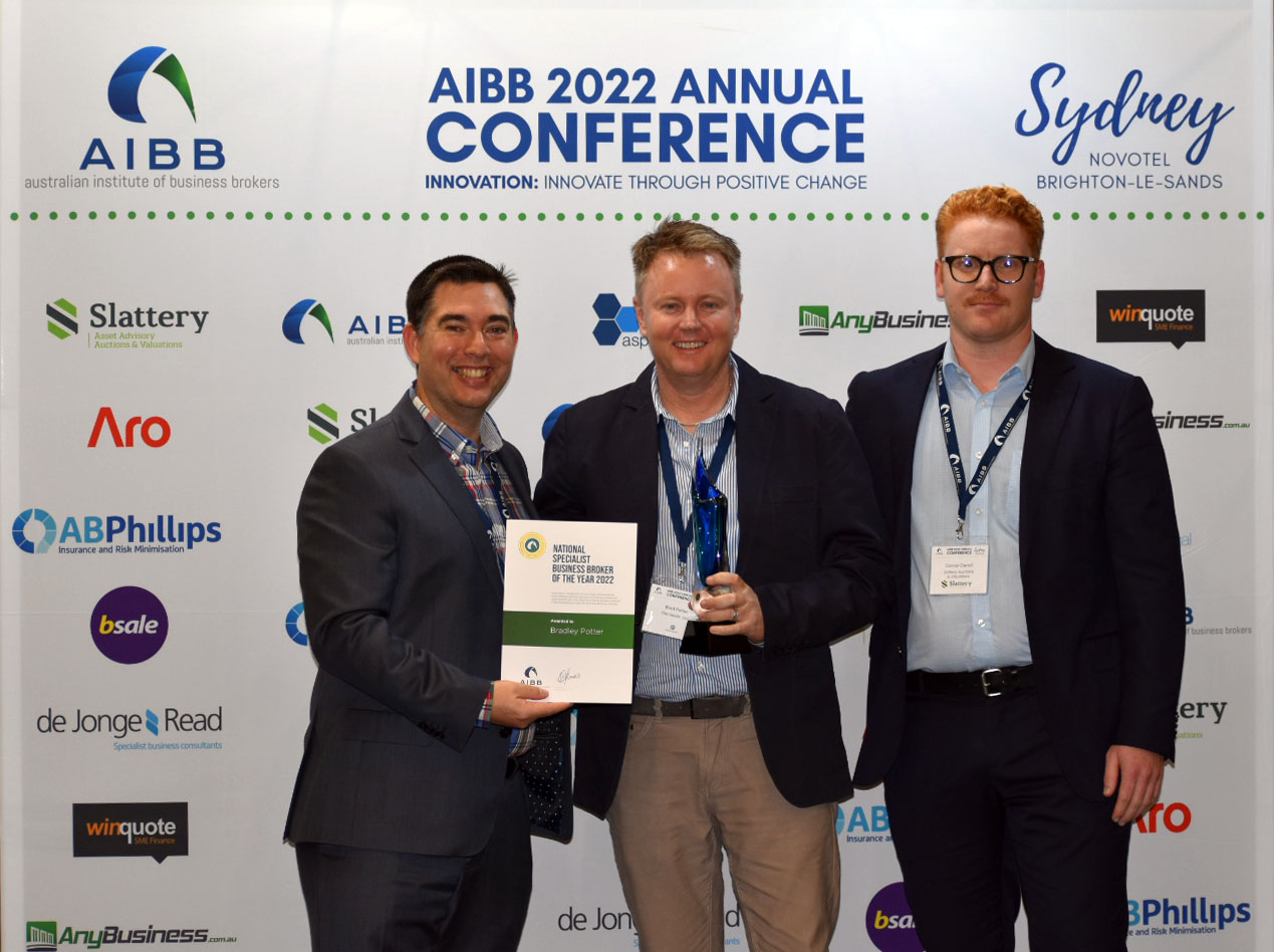 Bradley Potter - AIBB Specialist Business Broker Award