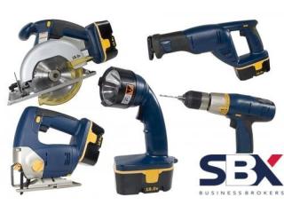 Retail - Machinery and Equipment - Distribution - Under Management - Retail - Power tools & Equipment - Takings $26,000 p.w. - Price includes stock.