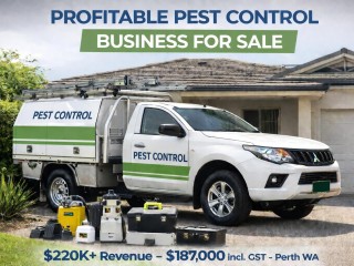 Pest Control Business for Sale - $220K Revenue - Asking $187,000 (incl. GST) – Perth