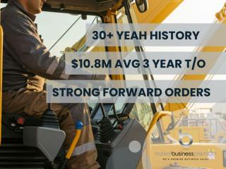 Heavy Equipment Distribution Business with Strong Forward Orders