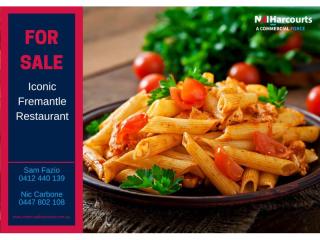 Iconic Fremantle Restaurant at the Best Location!