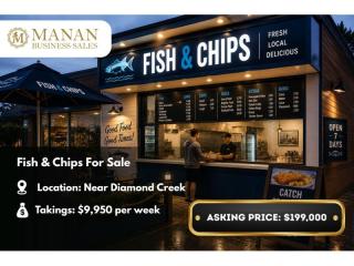 Fish & Chips For Sale Near Diamond Creek