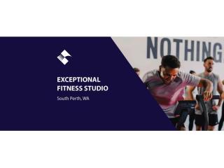 EXCEPTIONAL FITSTOP STUDIO FOR SALE (SOUTH PERTH, WA) BFB4349