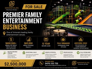 Premier Kids Entertainment Play centre Business For Sale | Melbourne Inner West
