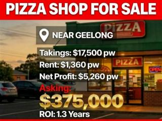 Pizza Shop for Sale Near Geelong