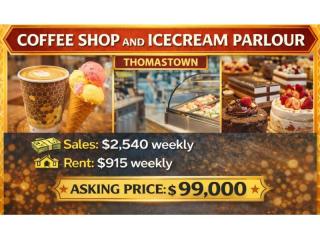Coffee Shop & Ice Cream Parlour for Sale - Thomastown, VIC