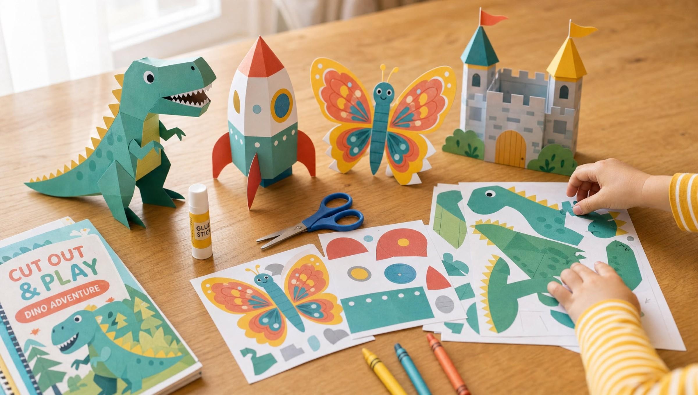 Kids Papercraft Stem Kit 682475 3
