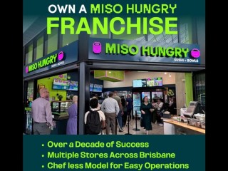 Excellent Miso Hungry Franchise For Sale - Vibrant Noosa, QLD - Full Franchisor & Marketing Support -Fully Chefless Model - Complete Training - Proven