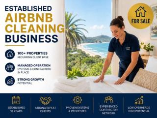 Established Airbnb Cleaning Business | 100+ Properties | Remote Operation