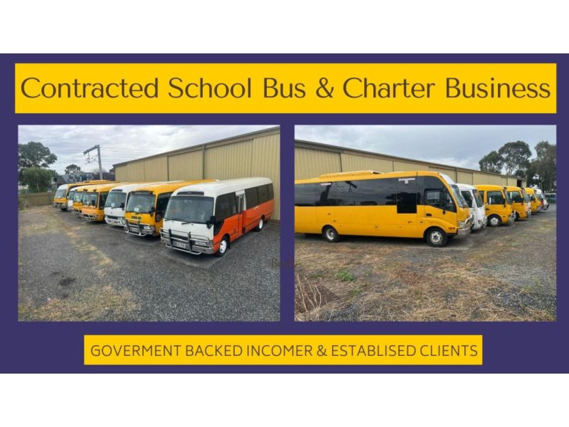 Contracted School Bus & 684074 1