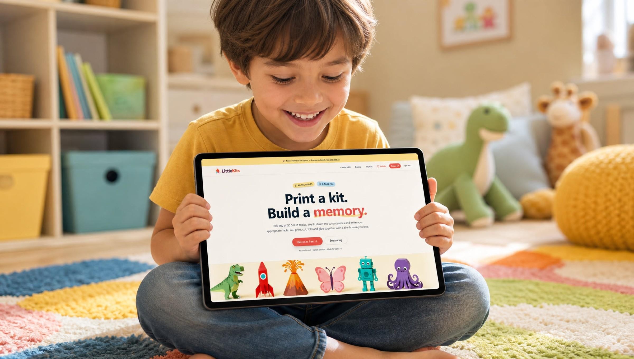 Kids Papercraft Stem Kit 682475 2